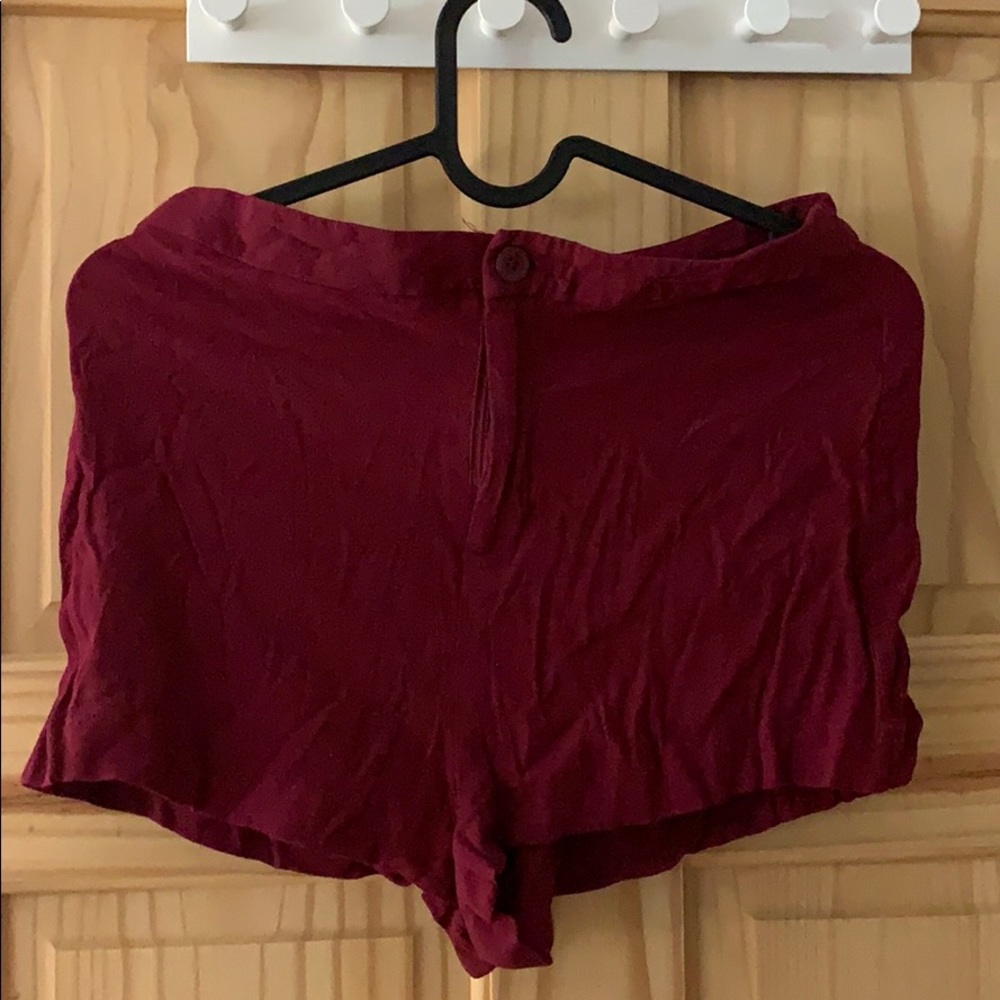 Mini high waisted shorts
